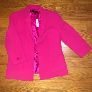 NWT - Talbots fuchsia blazer